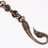 Tibetan Dragon Dorje Key Chain:Bronze-ZOCALO.JAPAN