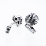 Tibetan Smile Skull Cufflinks-ZOCALO.JAPAN