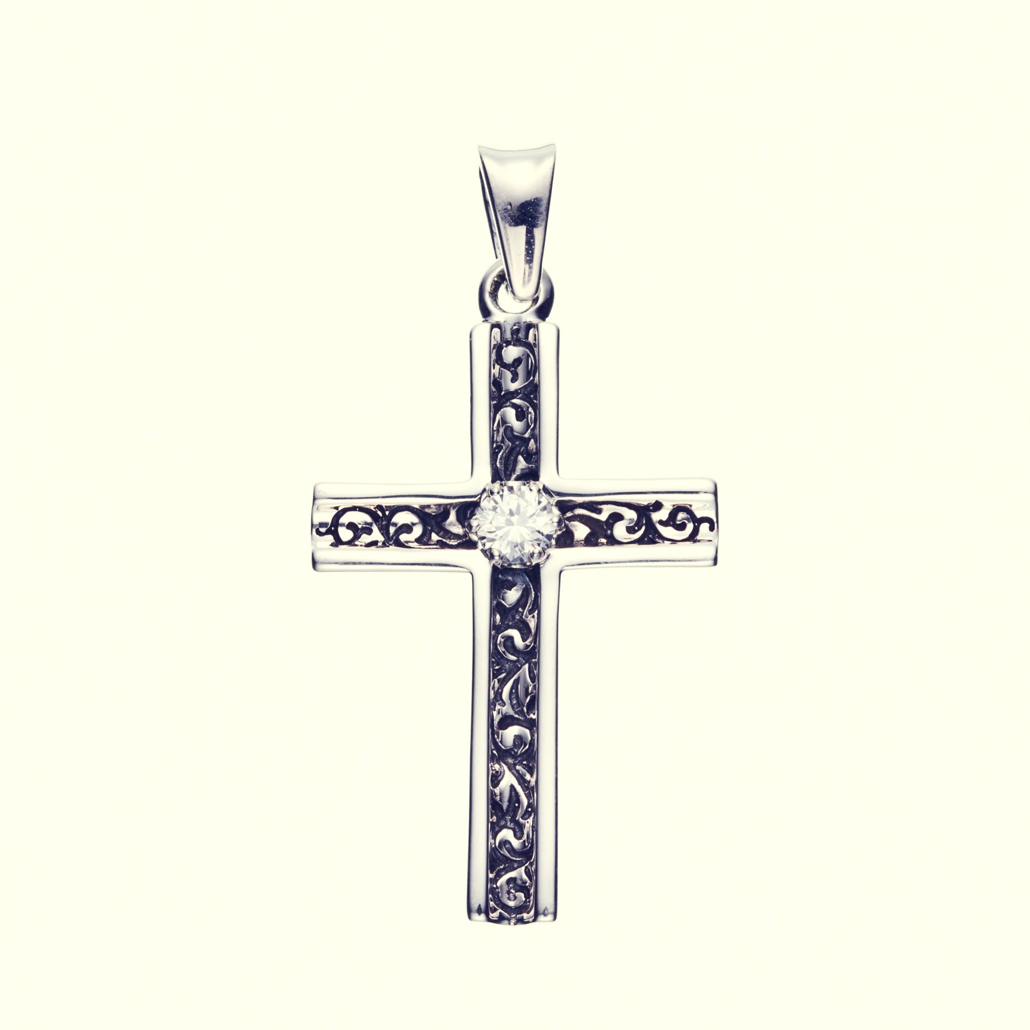 Trench Cross Pendant: L (Antique Finish) | Trench cross