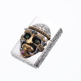 Tibetan Monk Skull Zippo : SILVER-ZOCALO.JAPAN