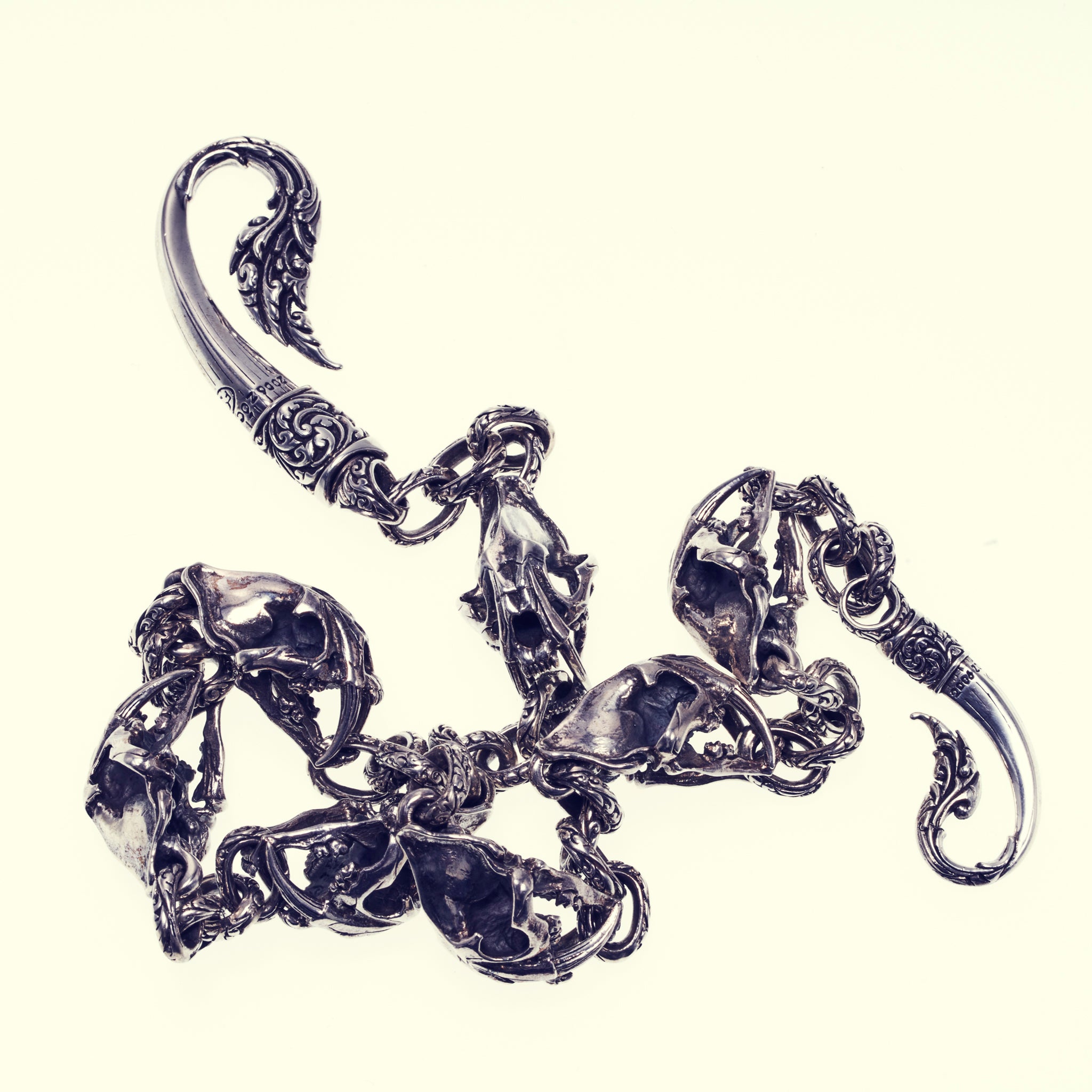 ソカロ　ZOCALO　サーベルタイガー・ウォレットチェーン Saber Toothed Tiger Wallet Chain : Type1｜サーベルタイガー