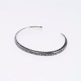 Narrow Ivy Bangle (S) (Antique Finish)-ZOCALO.JAPAN