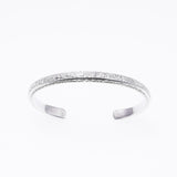 Narrow Ivy Bangle (S) (White Finish)-ZOCALO.JAPAN