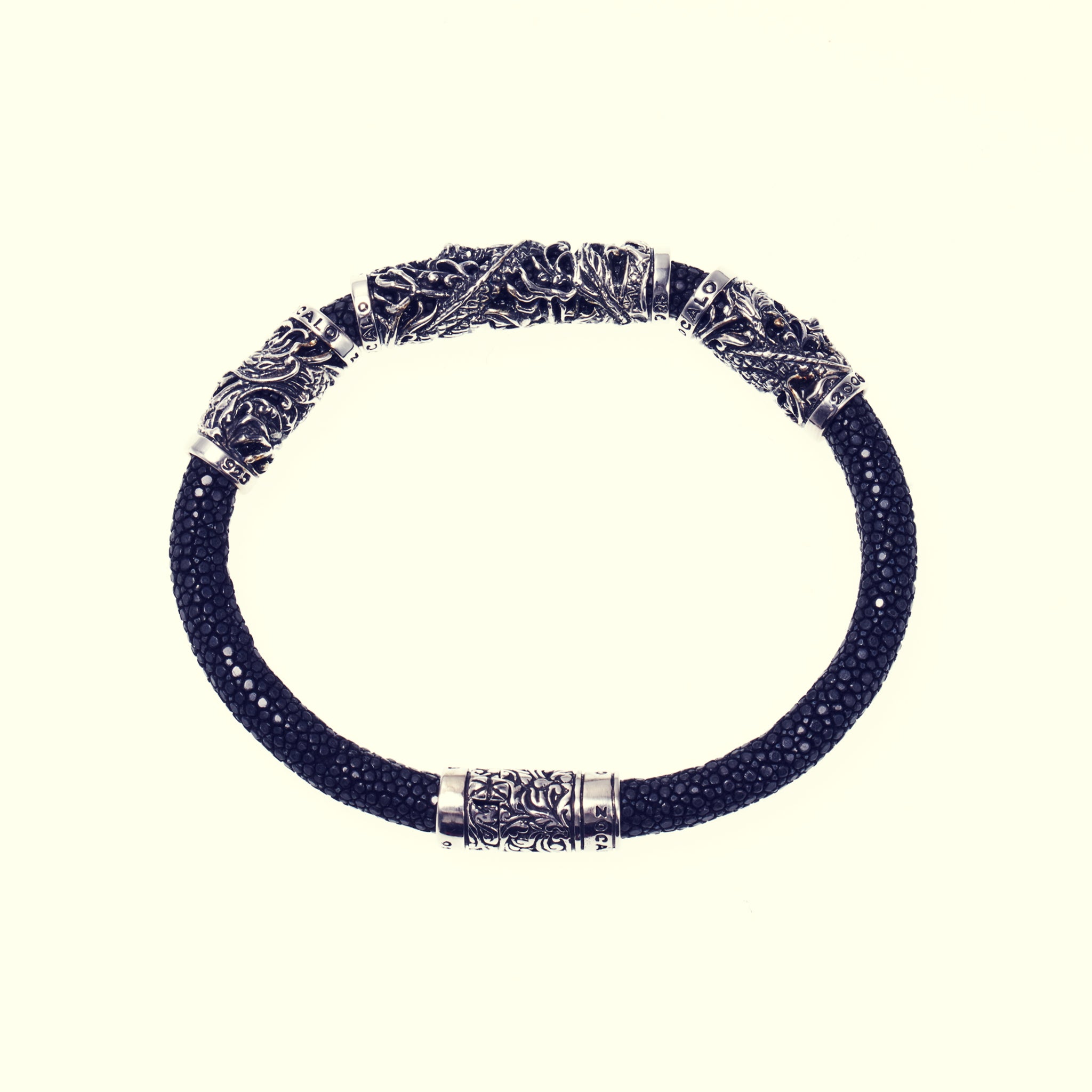 Dragon Galuchat Bracelet : L (8.5inch)｜ドラゴン・ガルーシャ