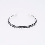 Narrow Ivy Bangle (S) (Antique Finish)-ZOCALO.JAPAN