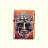 Tibetan Skull Zippo : BRONZE & SILVER-ZOCALO.JAPAN