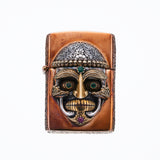 Tibetan Skull Zippo : BRONZE & SILVER-ZOCALO.JAPAN