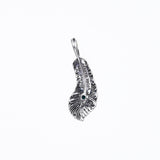 Phoenix Tail Feather Charm : (Blue Diamond)-ZOCALO.JAPAN