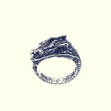 Ouroboros Dragon Ring (S)-ZOCALO.JAPAN