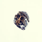 Tibetan Monk Skull Ring (S)-ZOCALO.JAPAN