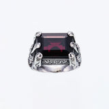 Islamic Ring : L (Garnet)-ZOCALO.JAPAN