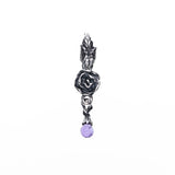 Jeweled Rose Pendant : (Amethyst)-ZOCALO.JAPAN