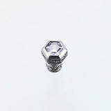 Jeweled Ivy Hexagon Stud : (White CZ)-ZOCALO.JAPAN