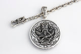Crown Double Dorje Coin with Dragon-ZOCALO.JAPAN