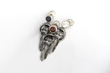 Ouroboros Dragon Stud : (Black CZ)-ZOCALO.JAPAN