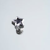 Jeweled Ivy Star Stud : (Black CZ)-ZOCALO.JAPAN