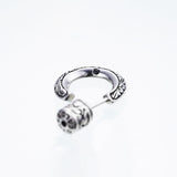 Ivy Ring Stud : (Black CZ)-ZOCALO.JAPAN