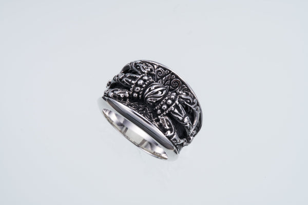意味のある美しいお護りのリング : Tibetan Dragon Dorje Ring