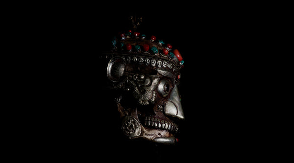 Tibetan Monk Skull : チベタン・スカル：チベタン・モンク・スカル：頭骸骨：