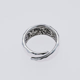 Hammered Texture Ring : Double Dorje-ZOCALO.JAPAN