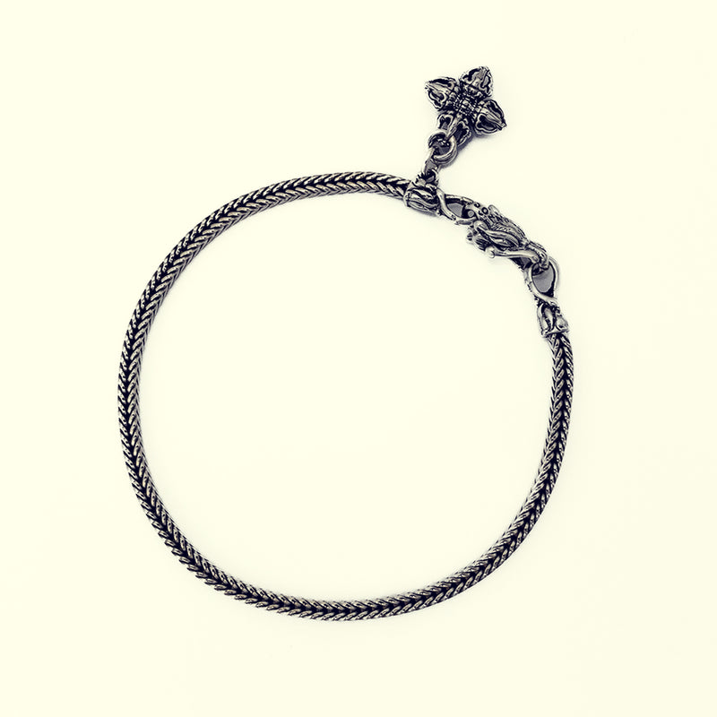 Charm Lock Bracelet : Eagle : Herringbone – ZOCALO JAPAN OFFICIAL 