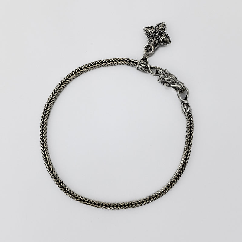 仮Charm Lock Bracelet :Eagle : Herringbone-ZOCALO.JAPAN