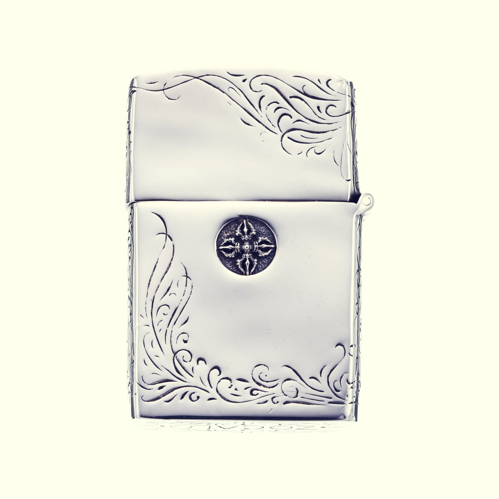 Dorje Zippo : SILVER｜ドージェ・ジッポー（シルバー）｜オイルライター｜ドルジェ｜金剛杵 – ZOCALO JAPAN  OFFICIAL WEB SITE