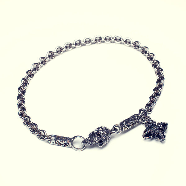 Charm Lock Bracelet : Tibetan Monk Skull – ZOCALO JAPAN
