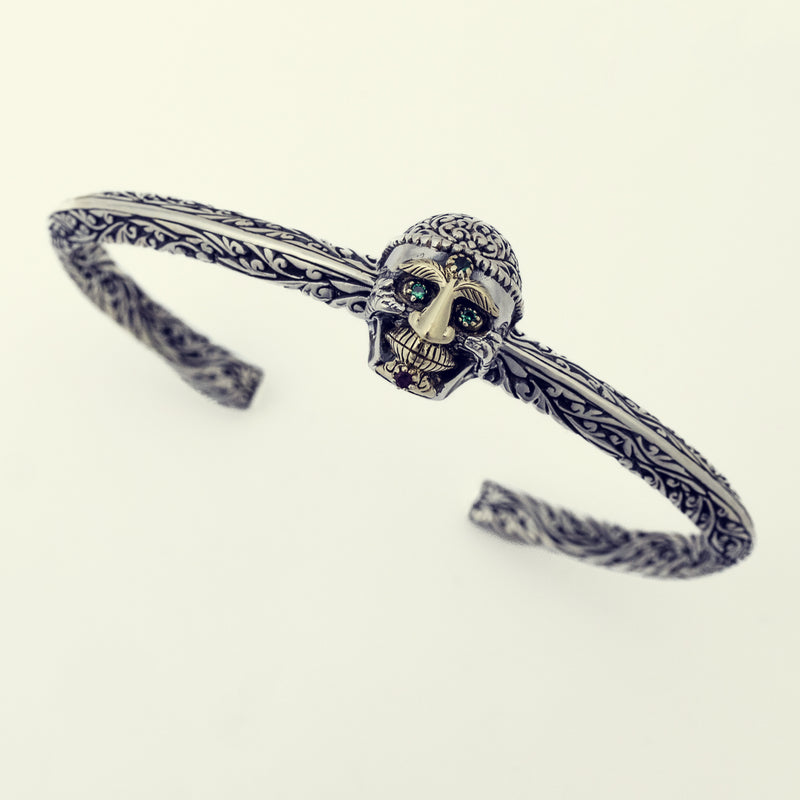 仮Tibetan Monk Skull Bangle-ZOCALO.JAPAN