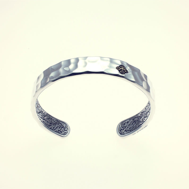 Hammered Texture Bangle : Double Dorje-ZOCALO.JAPAN