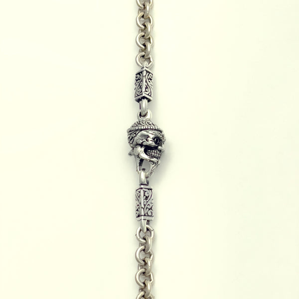 Tibetan Monk Skull Necklace-ZOCALO.JAPAN