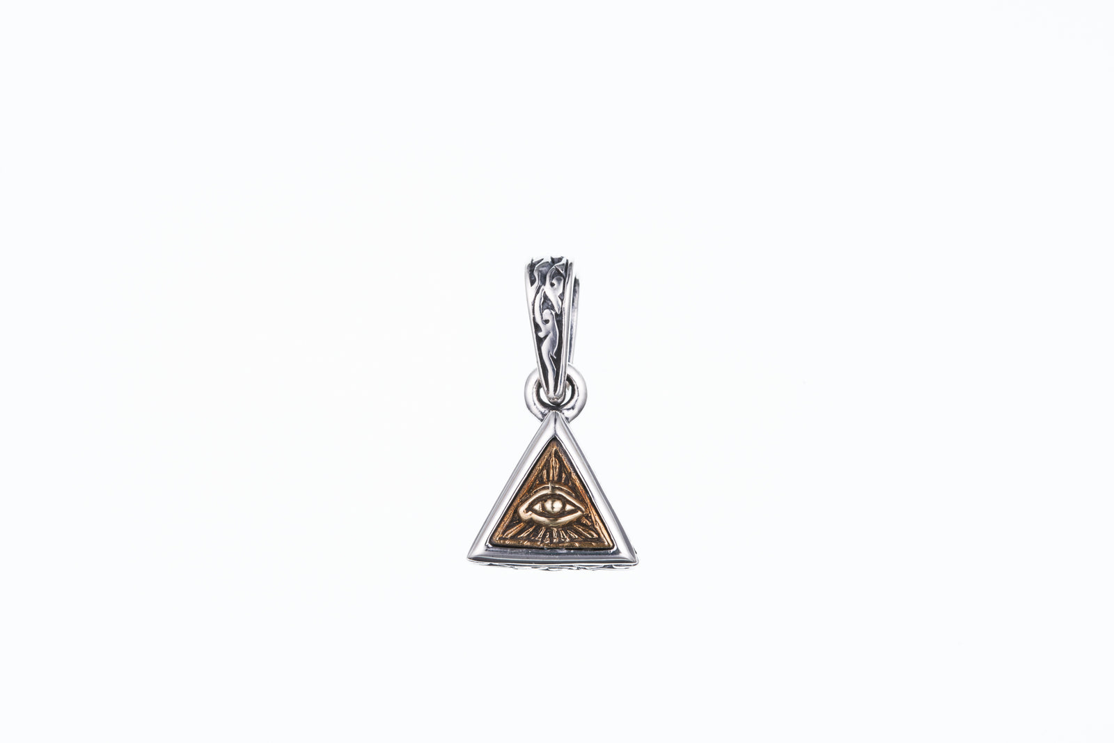 Eye of Providence Charm : (White CZ)｜アイ・オブ・プロビデンス