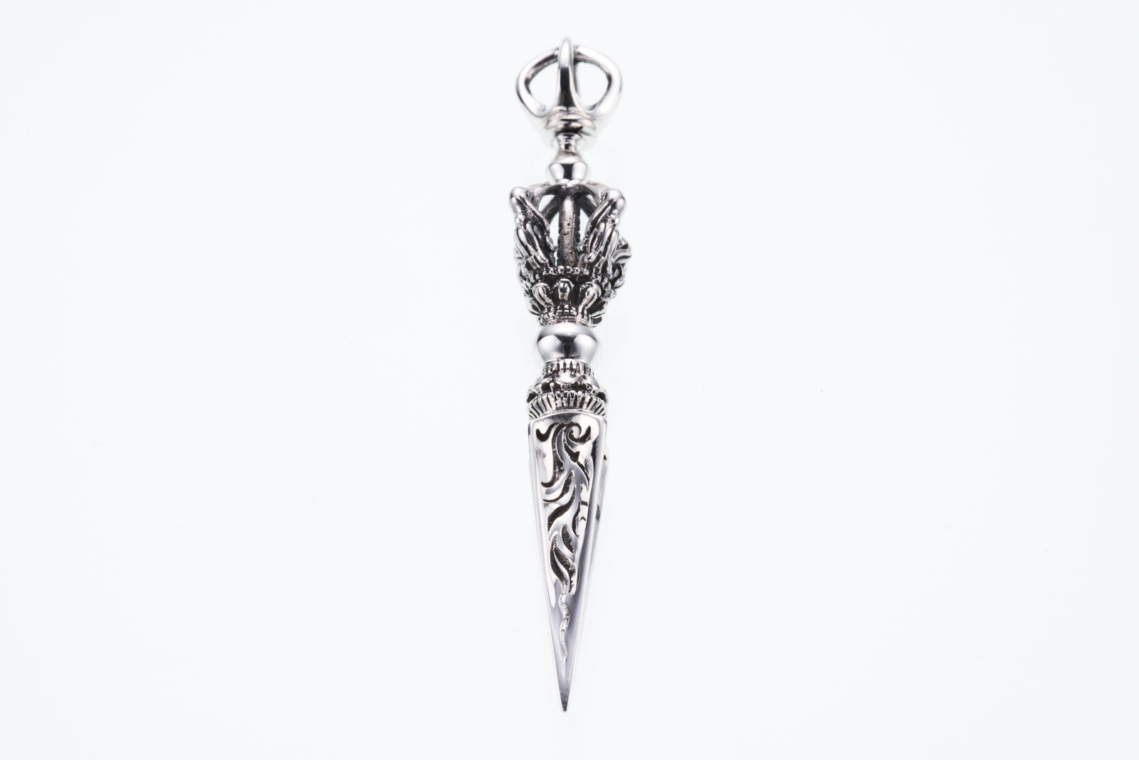 彫金アートTENO シルバー鳥 999 Fine Silver Tiger Bead 3D, Sterling Silver Tiger Bead 3D