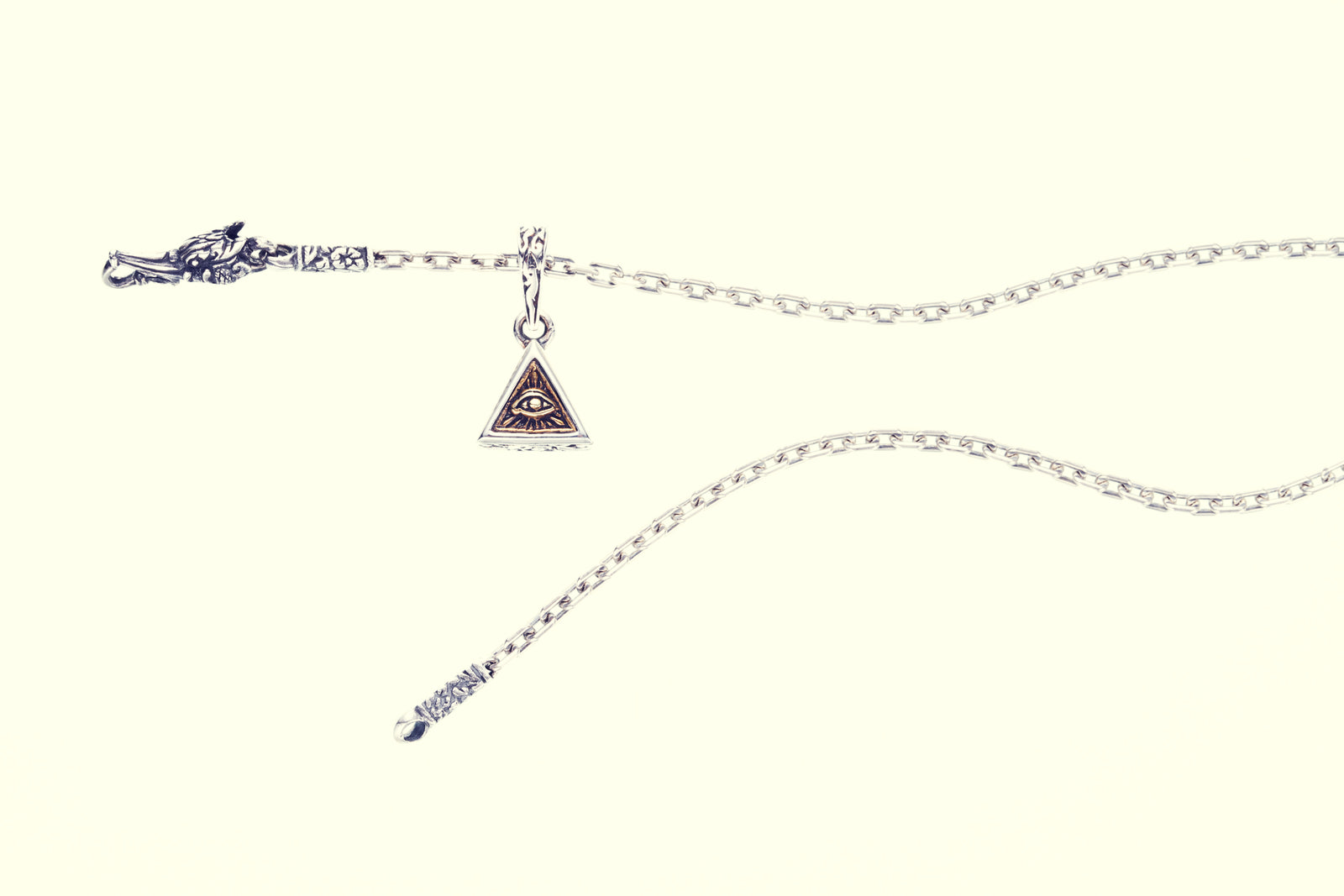 Eye of Providence Charm : (Black CZ) | Eye of Providence Charm 