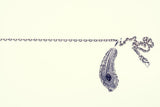 Phoenix Tail Feather : (M) Black Star : Necklace Chain Set-ZOCALO.JAPAN