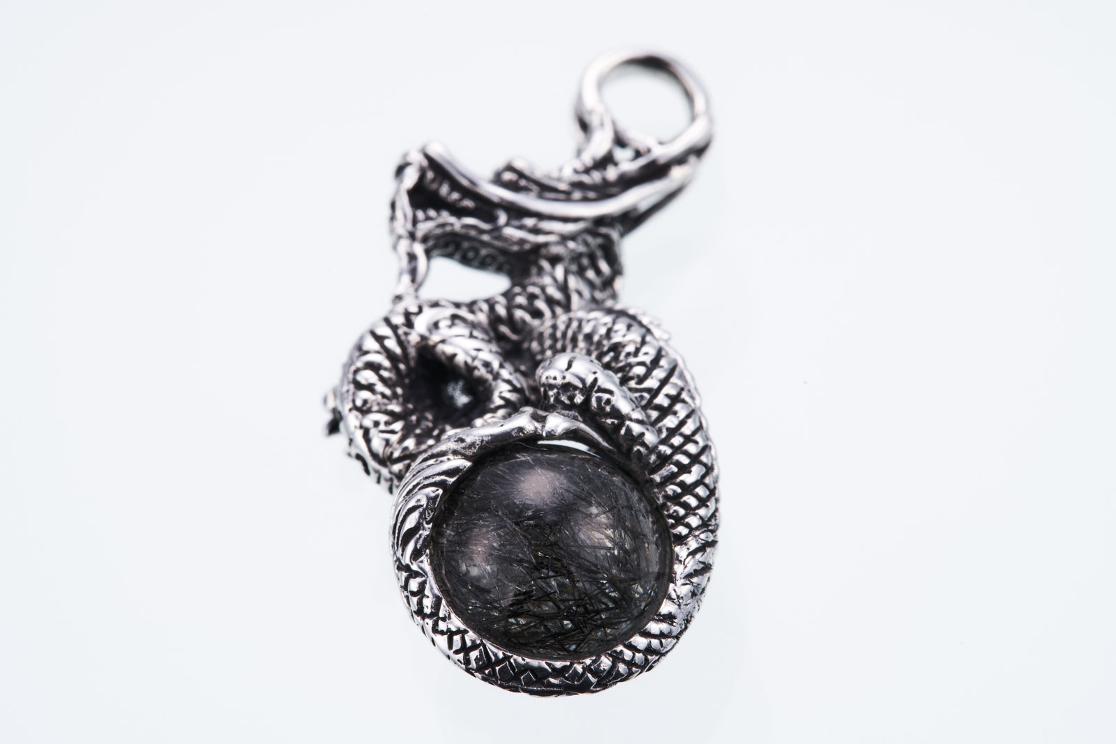 Power Stone Dragon : (Black Rutilated Quartz)｜バーワストーン
