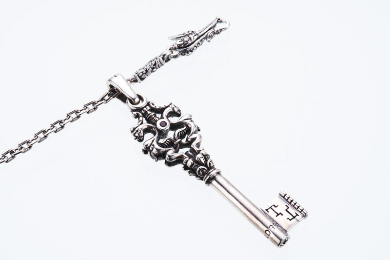 Antique Key : Type1 (Garnet & Sapphire)-ZOCALO.JAPAN