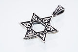 Jewish Star Pendant : L (Garnet)-ZOCALO.JAPAN