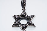 Jewish Star Pendant : S (White CZ)-ZOCALO.JAPAN