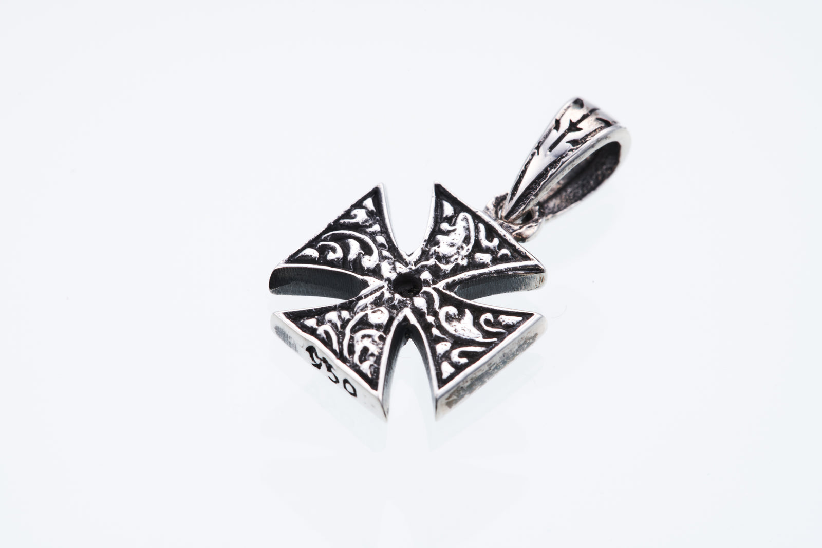 Malta Cross Charm : (White CZ)｜マルタクロス・チャーム