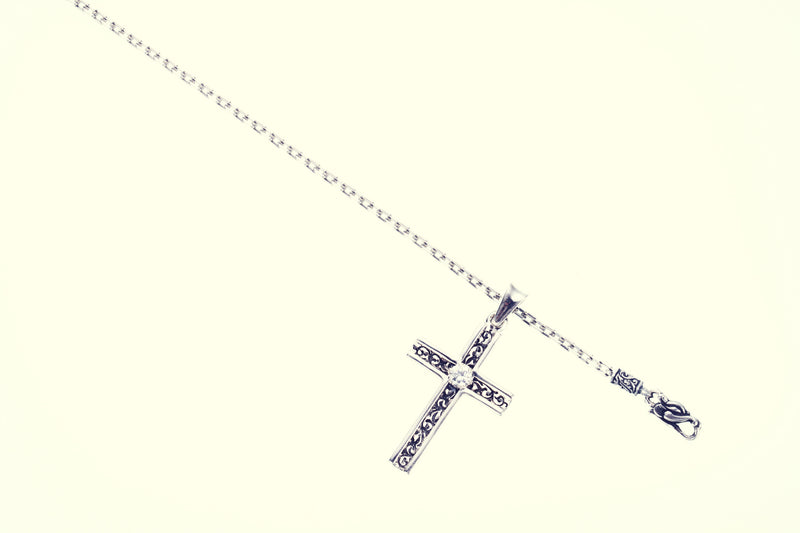 Trench Cross Pendant : L (Antique Finish)-ZOCALO.JAPAN