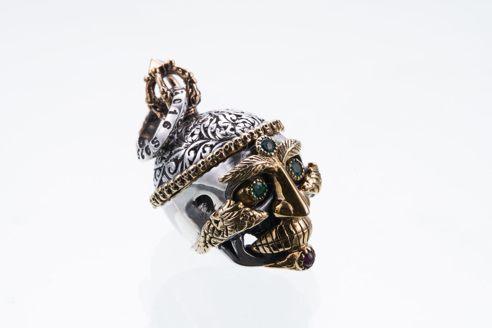 Tibetan Monk Skull Pendant : (S) Type2｜チベタン・モンク