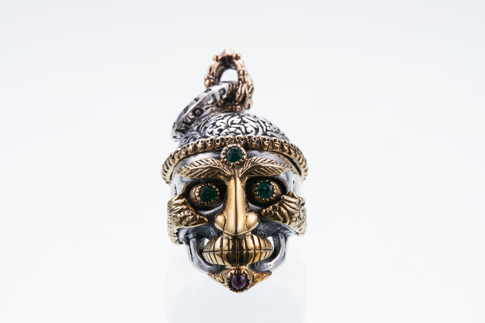 Tibetan Monk Skull Pendant : (S) Type2｜チベタン・モンク・スカル