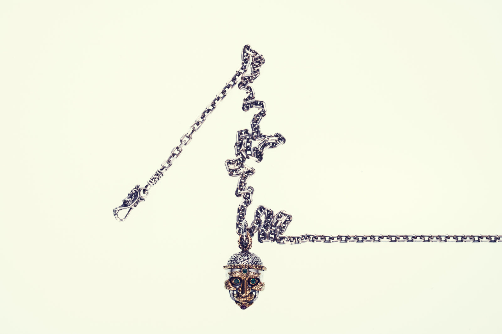 Tibetan Monk Skull Pendant : (S) Type2|チベタン・モンク Tibetan Monk Skull Pendant : (S) Type2|チベタン・モンク