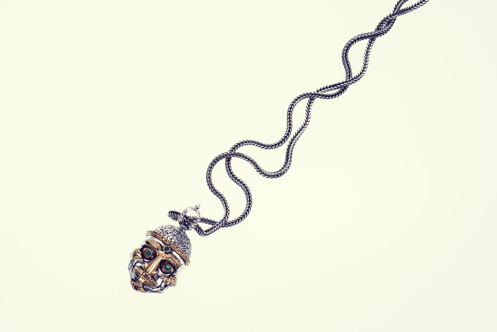 Tibetan Monk Skull Pendant｜チベタン・モンク・スカル