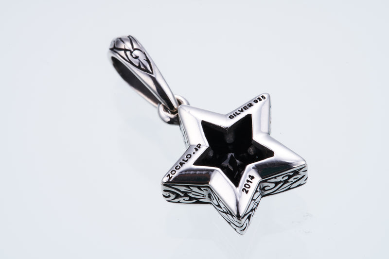 Jeweled Ivy Star Pendant : (Black CZ)｜ジュエルド・アイビー 