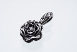 Elegant Rose Pendant : L (White Diamond)-ZOCALO.JAPAN