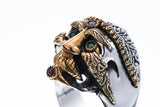 Tibetan Monk Skull Ring (S)-ZOCALO.JAPAN