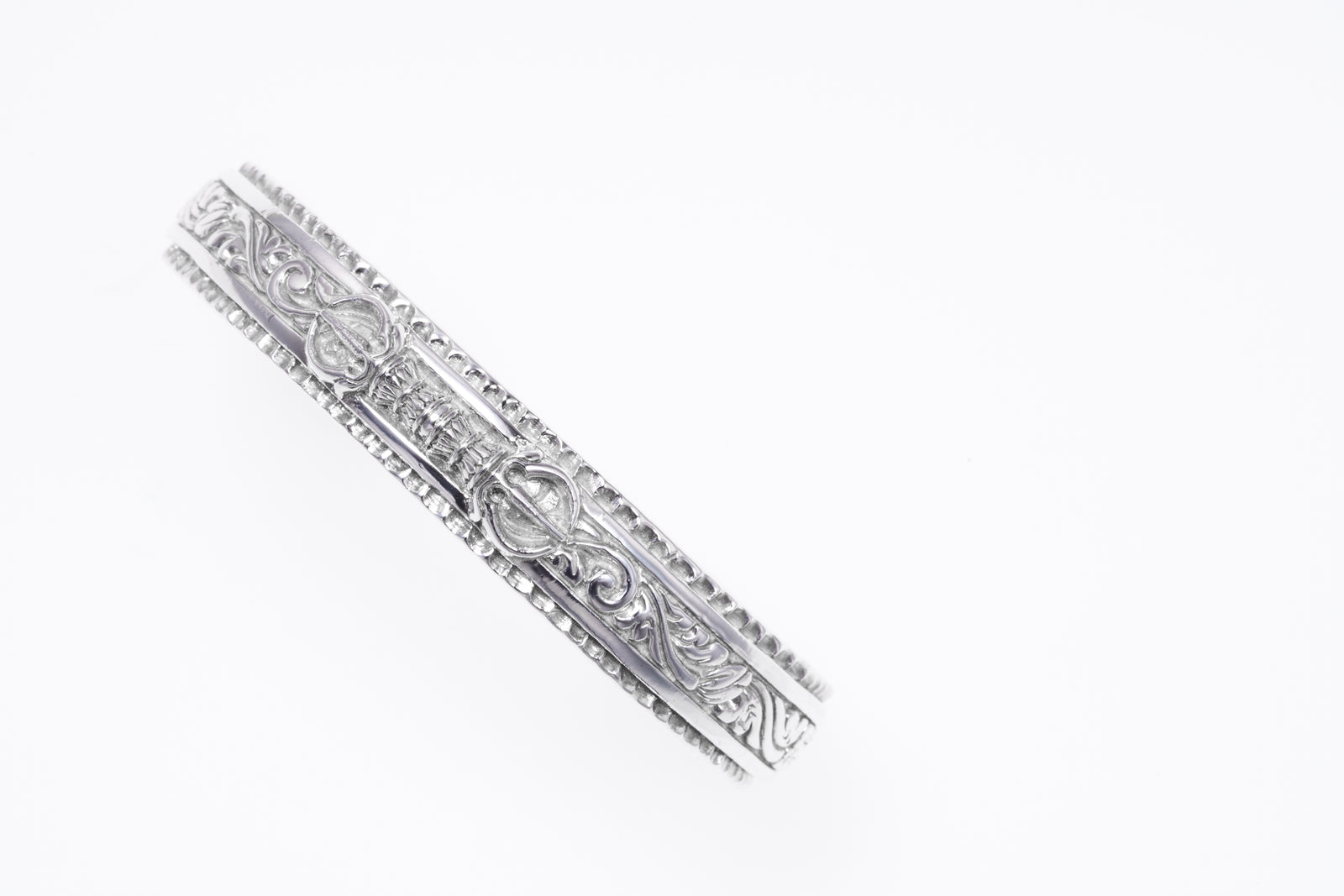 Wide Ivy Bangle (White Finish)｜ワイド・アイビー・バングル 