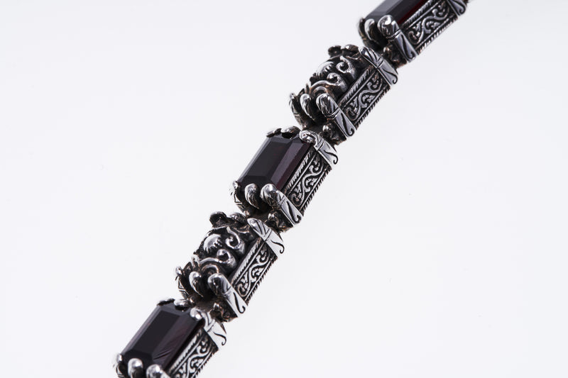 Islamic Bracelet : S (Garnet / 16.5cm)-ZOCALO.JAPAN